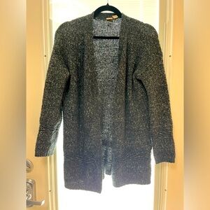 Blue Roxy Open Sweater Cardigan